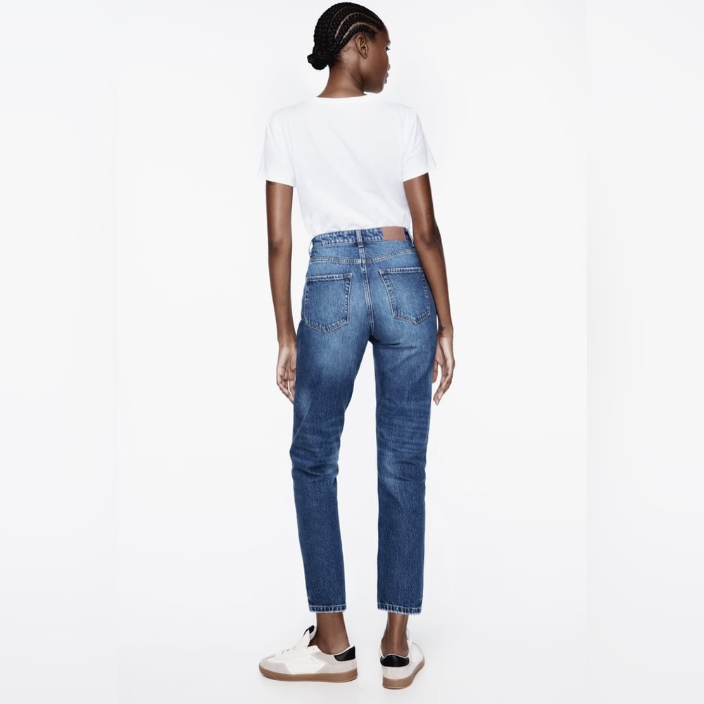 Zara Z1975 MOM FIT JEANS WITH A HIGH WAIST - Picture 3 of 13